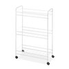 Whitmor Household Cart Slim 3Tier Wht 6023-6001